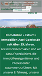 Mobile Screenshot of immobilien-axel-goerke.de