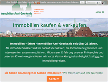 Tablet Screenshot of immobilien-axel-goerke.de